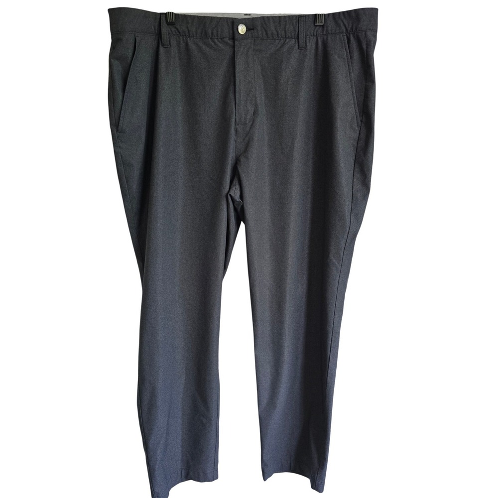 Adidas Mens Ultimate365 Golf Pants 42x30 Dark Gray Herringbone FR1146 Stretch